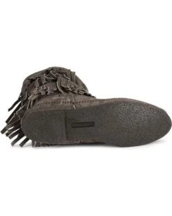 Minnetonka Women's Tall Fringed Boots - Round Toe -Dan Post Store 049878 80 BM