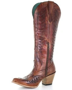 Corral Women's Cognac Embroidery Western Boots - Medium Toe -Dan Post Store 2000293441 200 P6
