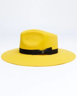 Charlie 1 Horse Women's Yellow Highway Wool Felt Western Hat