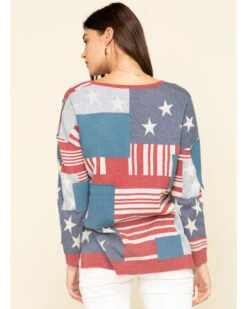 Tasha Polizzi Women's Flag Patch Pullover -Dan Post Store 2000306838 900 P2
