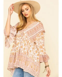 Free People Women's Moonlight Dance Tunic -Dan Post Store 2000309732 103 P3