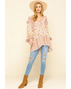 Free People Women's Moonlight Dance Tunic -Dan Post Store 2000309732 103 P6