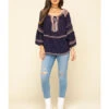 Free People Women's Talia Embroidered Blouse 2 Free People Women's Talia Embroidered Blouse -Dan Post Store 2000313690 410 P6