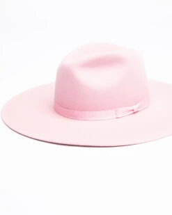Rodeo King Women's Tracker Powder Pink Fur Felt Western Hat -Dan Post Store 2000324464 680 P1
