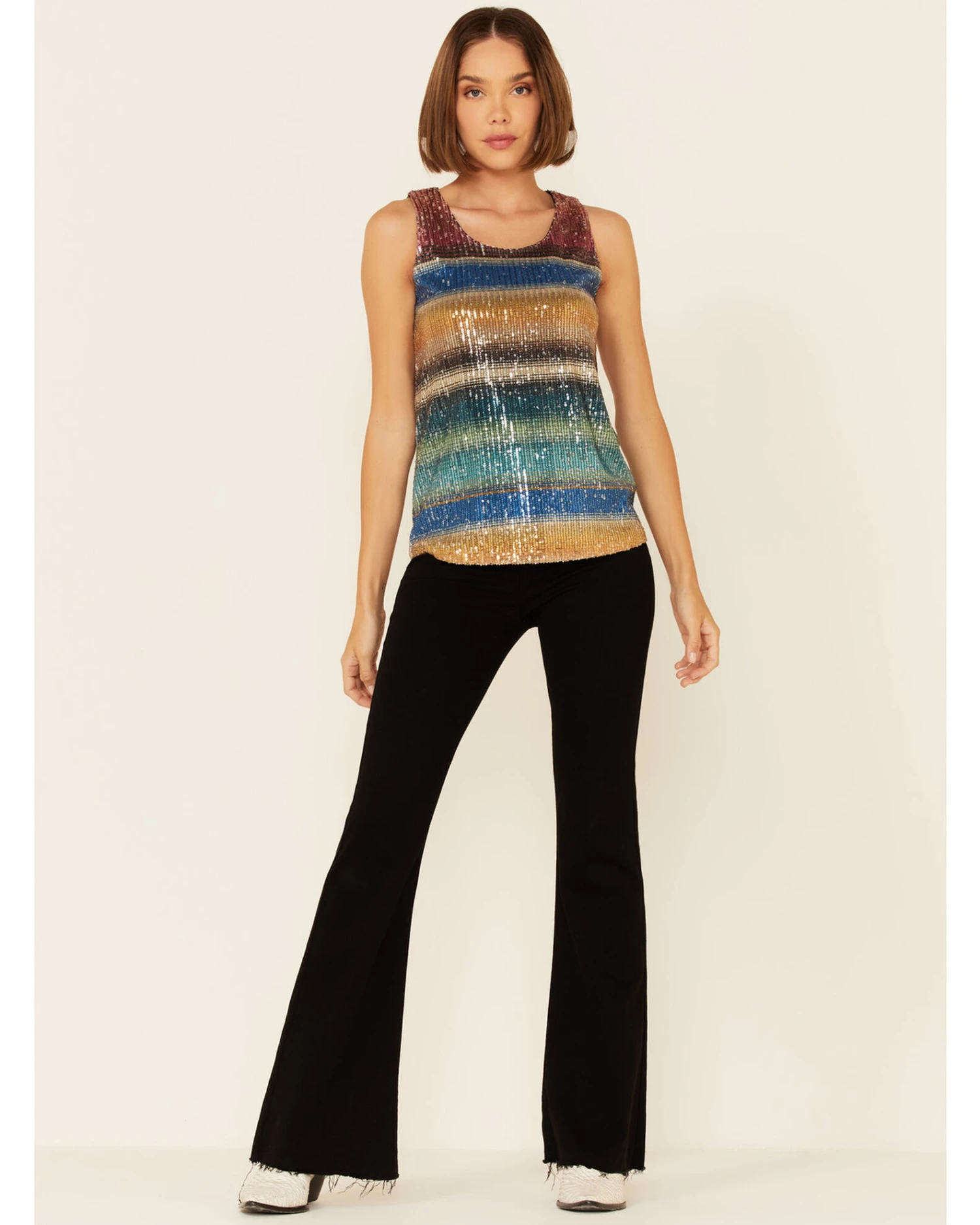 Tasha Polizzi Women's Natasha Sequins Tank Top 5 Tasha Polizzi Women's Natasha Sequins Tank Top - Image 3