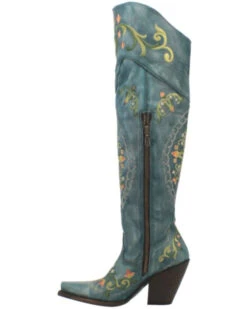 Dan Post Women's Flower Child Tall Boots - Snip Toe
