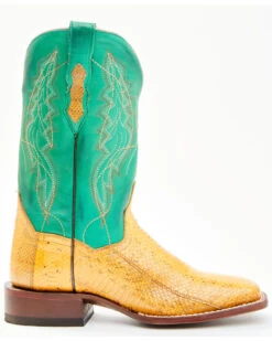 Dan Post Women's Exotic Watersnake Skin Western Boots - Broad Square Toe -Dan Post Store 2000352669 710 P2