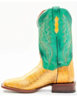Dan Post Women's Exotic Watersnake Skin Western Boots - Broad Square Toe -Dan Post Store 2000352669 710 P3