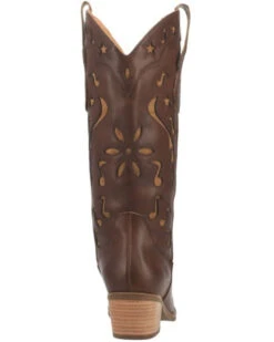 Dingo Women's Brown Burnished Western Boots - Snip Toe -Dan Post Store 2000356699 200 P5