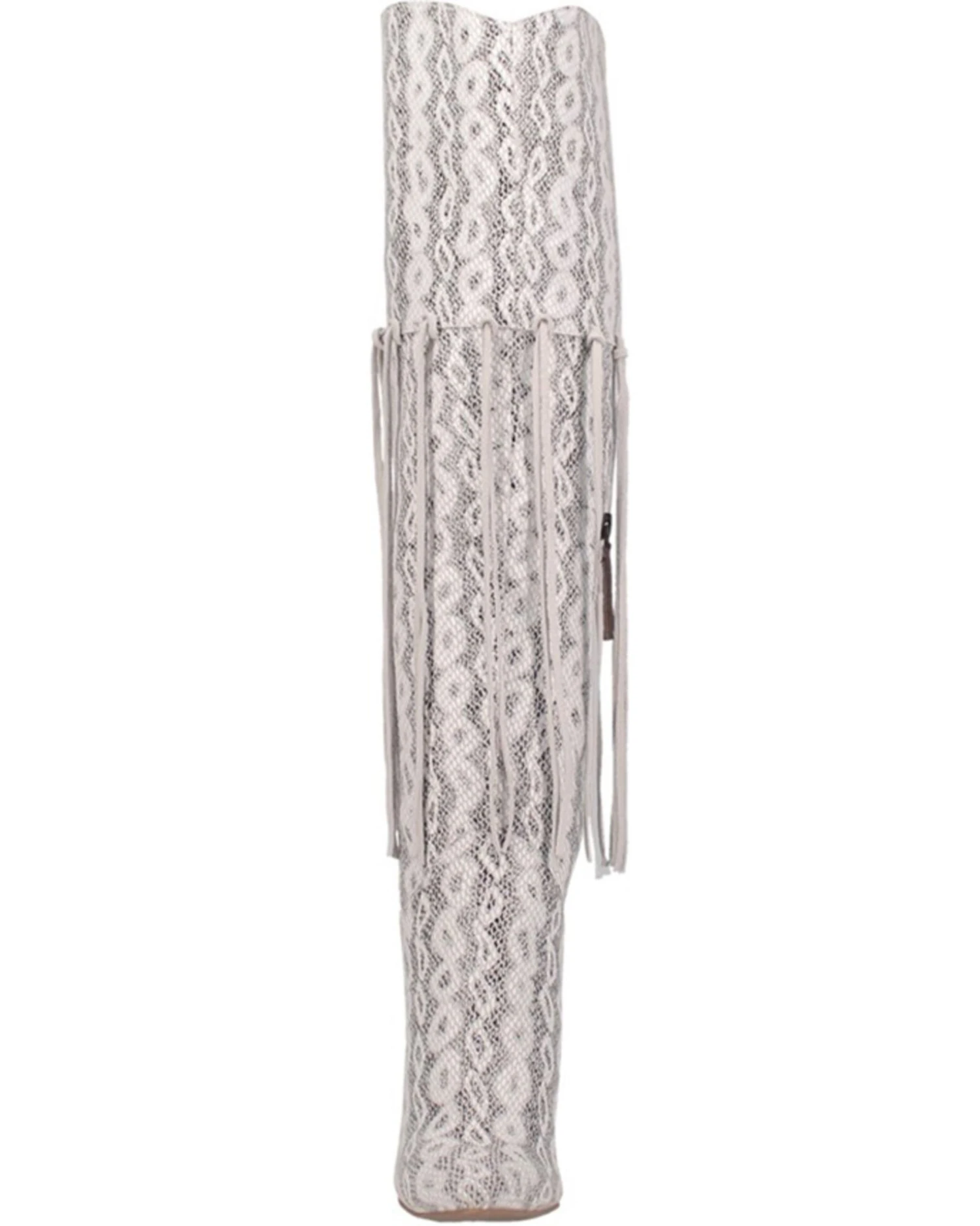 Dingo Women's Kitty Kat Snake Print Fringe Tall Western Boot - Pointed Toe 5 Dingo Women's Kitty Kat Snake Print Fringe Tall Western Boot - Pointed Toe - Image 3