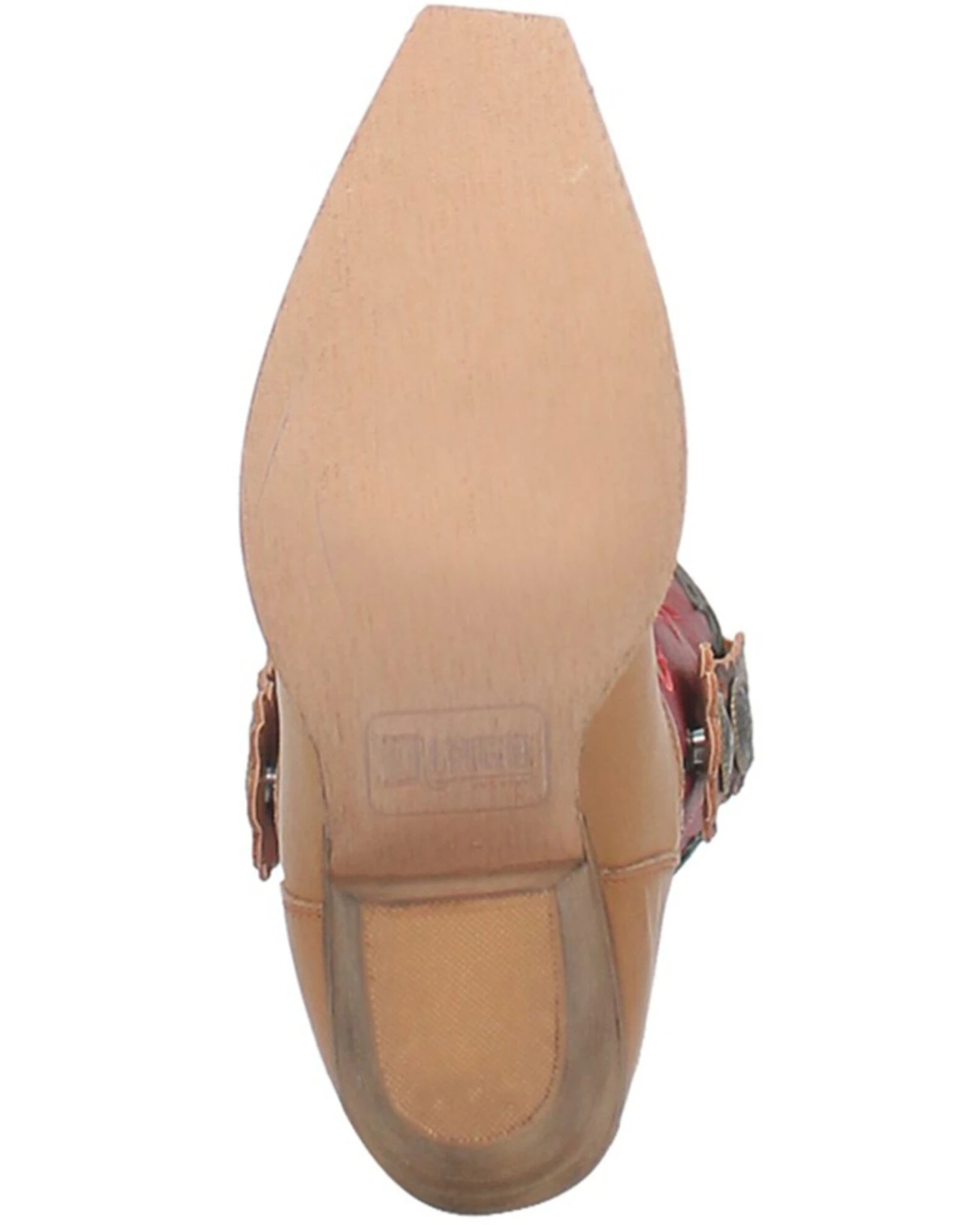 Dingo Women's Love Rocks Leather Underlay Western Boot - Snip Toe 8 Dingo Women's Love Rocks Leather Underlay Western Boot - Snip Toe - Image 6