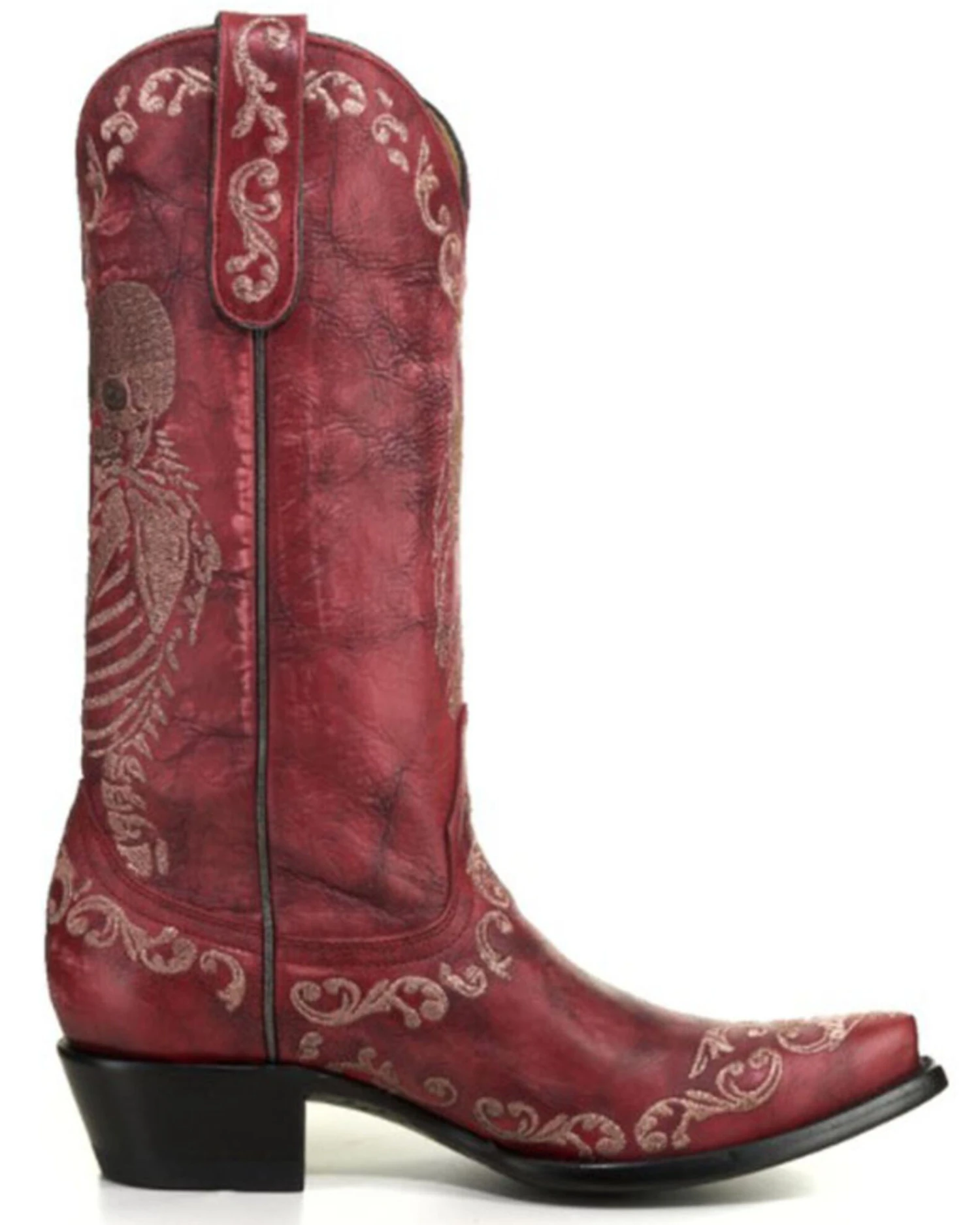 Yippee Ki Yay Women's Selfie Red Western Boots - Snip Toe 3 Yippee Ki Yay Women's Selfie Red Western Boots - Snip Toe
