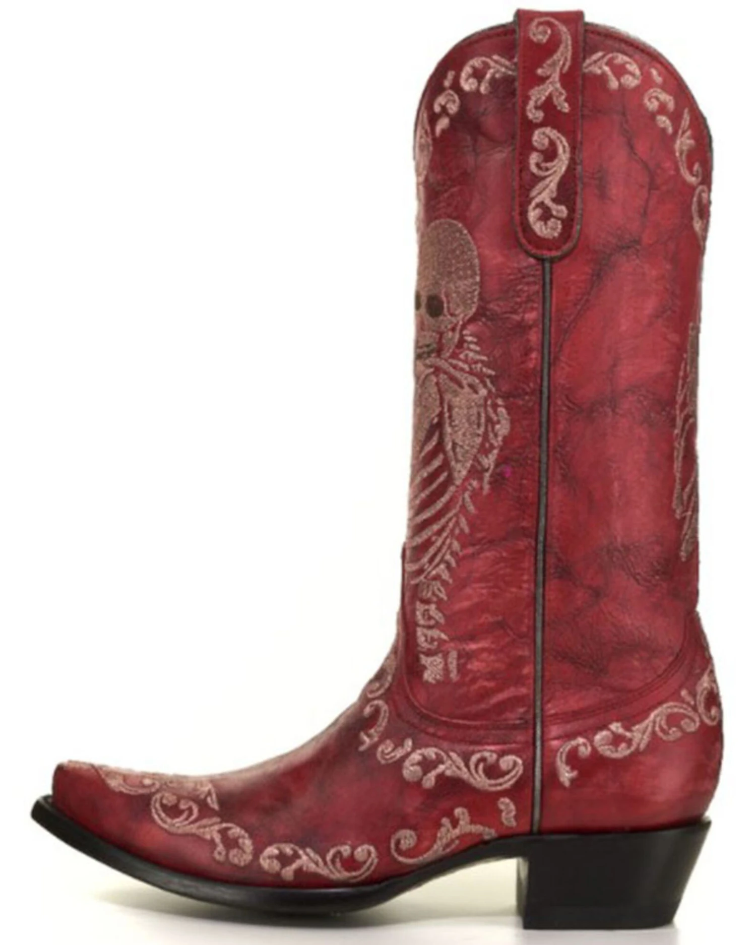 Yippee Ki Yay Women's Selfie Red Western Boots - Snip Toe 4 Yippee Ki Yay Women's Selfie Red Western Boots - Snip Toe - Image 2