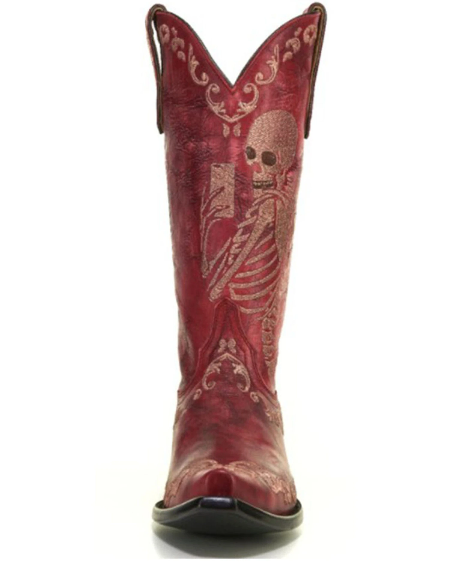 Yippee Ki Yay Women's Selfie Red Western Boots - Snip Toe 6 Yippee Ki Yay Women's Selfie Red Western Boots - Snip Toe - Image 4