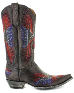 Old Gringo Women's Eagle Crystals Western Boots - Snip Toe