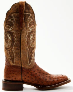 Dan Post Women's Exotic Full-Quill Ostrich Western Boots - Broad Square Toe -Dan Post Store 2000361558 200 P2