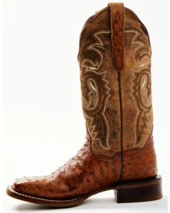 Dan Post Women's Exotic Full-Quill Ostrich Western Boots - Broad Square Toe -Dan Post Store 2000361558 200 P3