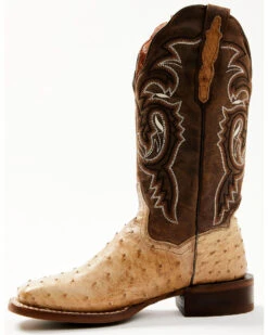 Dan Post Women's Exotic Full Quill Ostrich Western Boots - Broad Square Toe -Dan Post Store 2000361559 295 P3