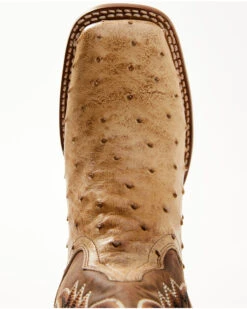 Dan Post Women's Exotic Full Quill Ostrich Western Boots - Broad Square Toe