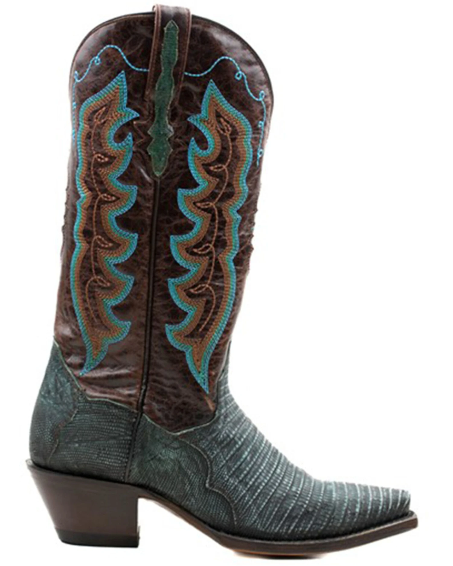 Dan Post Women's Rustic Exotic Lizard Western Boot - Snip Toe 5 Dan Post Women's Rustic Exotic Lizard Western Boot - Snip Toe - Image 3