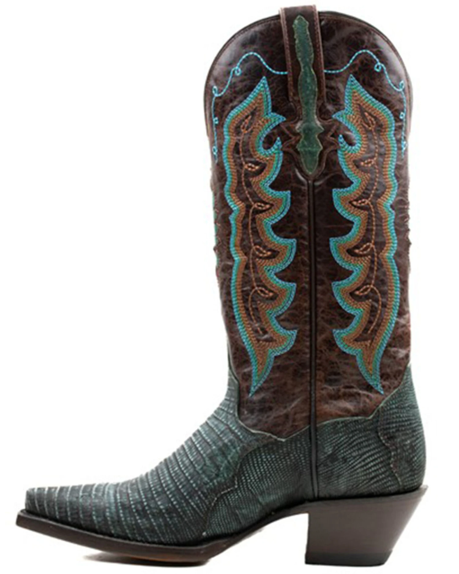 Dan Post Women's Rustic Exotic Lizard Western Boot - Snip Toe 3 Dan Post Women's Rustic Exotic Lizard Western Boot - Snip Toe