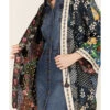 Johnny Was Women's Multicolored Rose Burnout Talullah Reversible Kimono 2 Johnny Was Women's Multicolored Rose Burnout Talullah Reversible Kimono -Dan Post Store 2000362180 900 P2