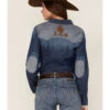 Tasha Polizzzi Women's Arizona Denim Embroidered Shirt -Dan Post Store 2000362893 400 P4