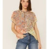 Johnny Was Women's Prima Patchwork Embroidered Floral Blouse 1 Johnny Was Women's Prima Patchwork Embroidered Floral Blouse -Dan Post Store 2000363646 900 P1