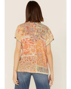 Johnny Was Women's Prima Patchwork Embroidered Floral Blouse -Dan Post Store 2000363646 900 P4