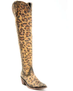 Liberty Black Women's Allyssa Leopard Print Western Boots - Medium Toe -Dan Post Store 2000363851 280 P1