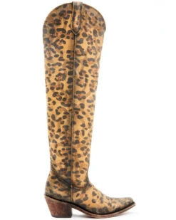 Liberty Black Women's Allyssa Leopard Print Western Boots - Medium Toe -Dan Post Store 2000363851 280 P2