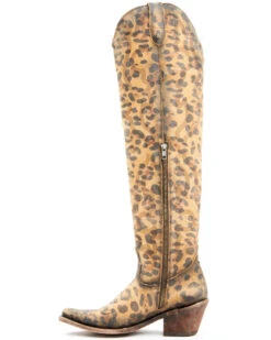 Liberty Black Women's Allyssa Leopard Print Western Boots - Medium Toe -Dan Post Store 2000363851 280 P3