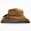 Shyanne Women's Plumazles Brown Leaf Band Raffia Straw Western Hat -Dan Post Store 2000365248 200 P3