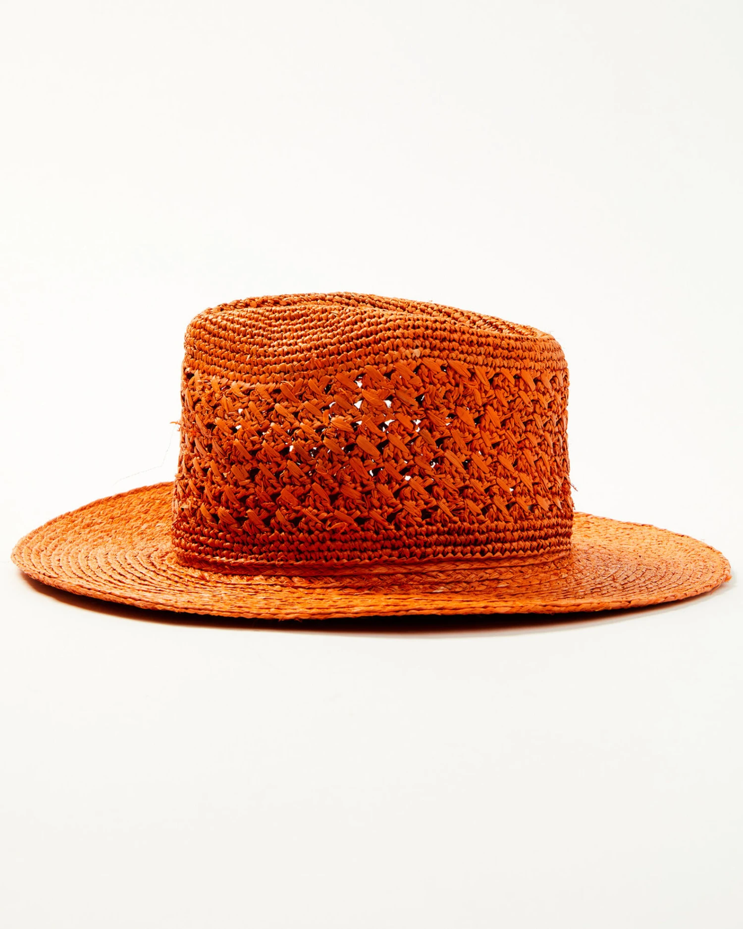 Shyanne Women's Vented Raffia Straw Fedora Hat 4 Shyanne Women's Vented Raffia Straw Fedora Hat - Image 2