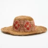 Shyanne Women's Floral Crochet Raffia Straw Fashion Sun Hat 2 Shyanne Women's Floral Crochet Raffia Straw Fashion Sun Hat -Dan Post Store 2000366121 280 P3