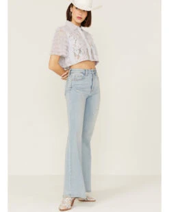 Free People Women's Madonna Lilac Top -Dan Post Store 2000366139 565 P4