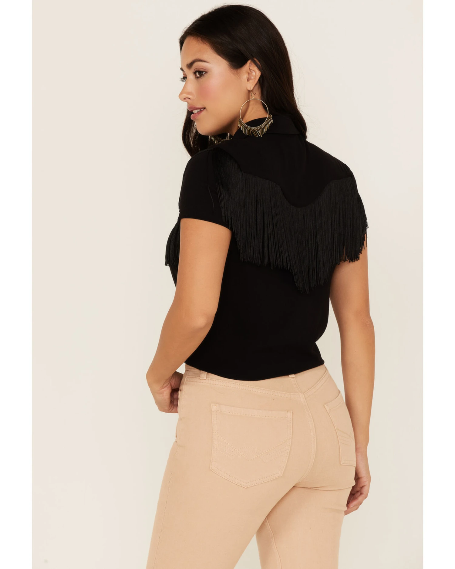 Idyllwind Women's Wild Times Fringe Western Short Sleeve Shirt 3 Idyllwind Women's Wild Times Fringe Western Short Sleeve Shirt