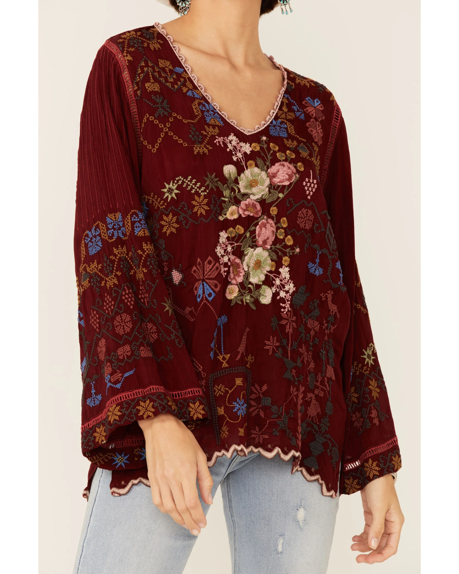 Johnny Was Women's Canterie Blouse 3 Johnny Was Women's Canterie Blouse