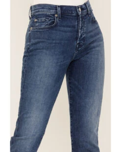 7 For All Mankind Mid Wash Josefina In Formosa Cuffed Skinny Jeans -Dan Post Store 2000370680 400 P2
