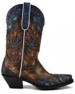 Dan Post Women's Humming Bird Heart And Floral Inlay Western Boots - Snip Toe 14 Dan Post Women's Humming Bird Heart And Floral Inlay Western Boots - Snip Toe -Dan Post Store 2000371091 800 P2