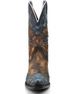 Dan Post Women's Humming Bird Heart And Floral Inlay Western Boots - Snip Toe 15 Dan Post Women's Humming Bird Heart And Floral Inlay Western Boots - Snip Toe -Dan Post Store 2000371091 800 P4