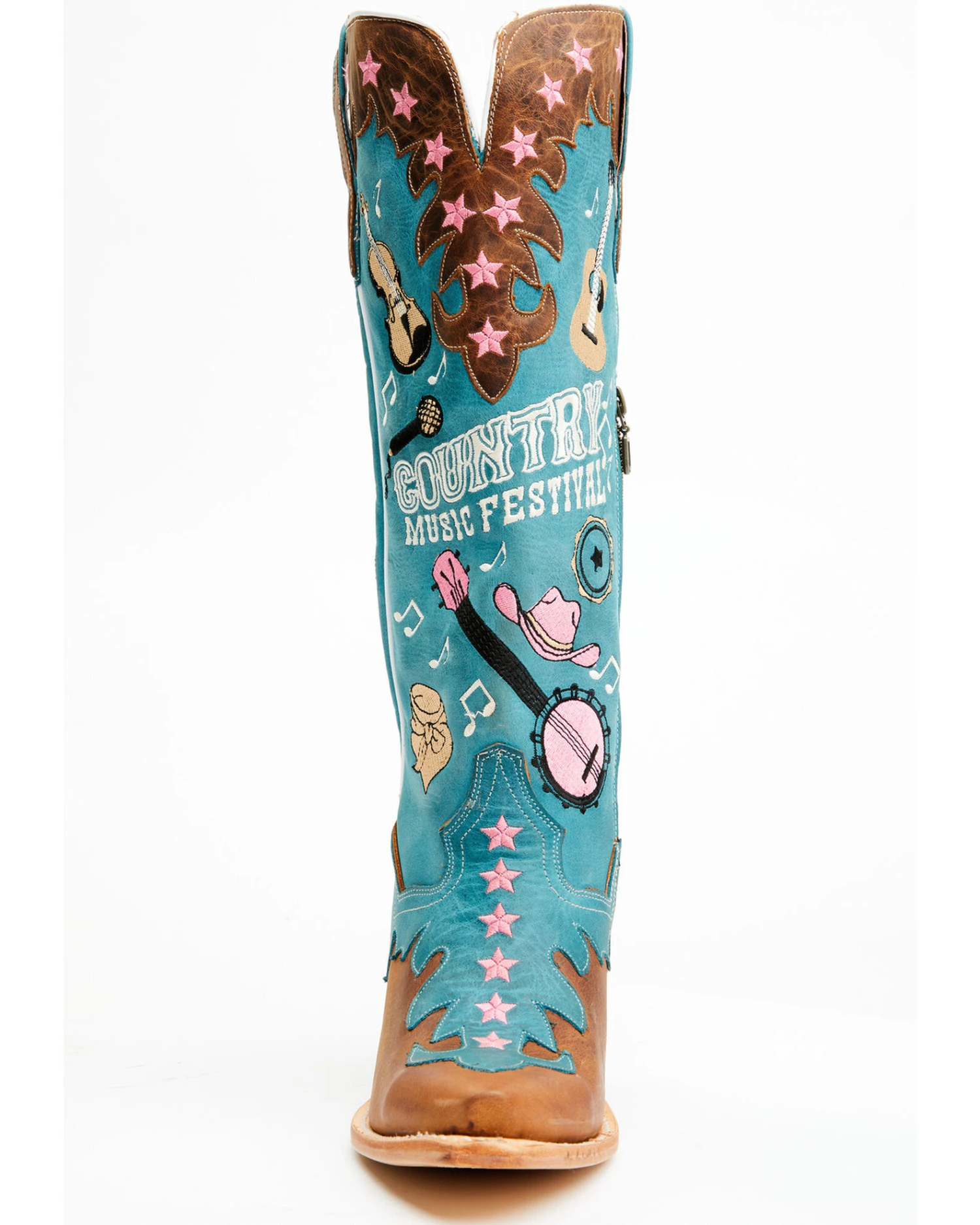 Dan Post Women's Nashville Music Festival Embroidered Western Tall Boots - Snip Toe 4 Dan Post Women's Nashville Music Festival Embroidered Western Tall Boots - Snip Toe - Image 2