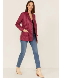 Mauritus Leather Women's Flora RF Leather Blazer