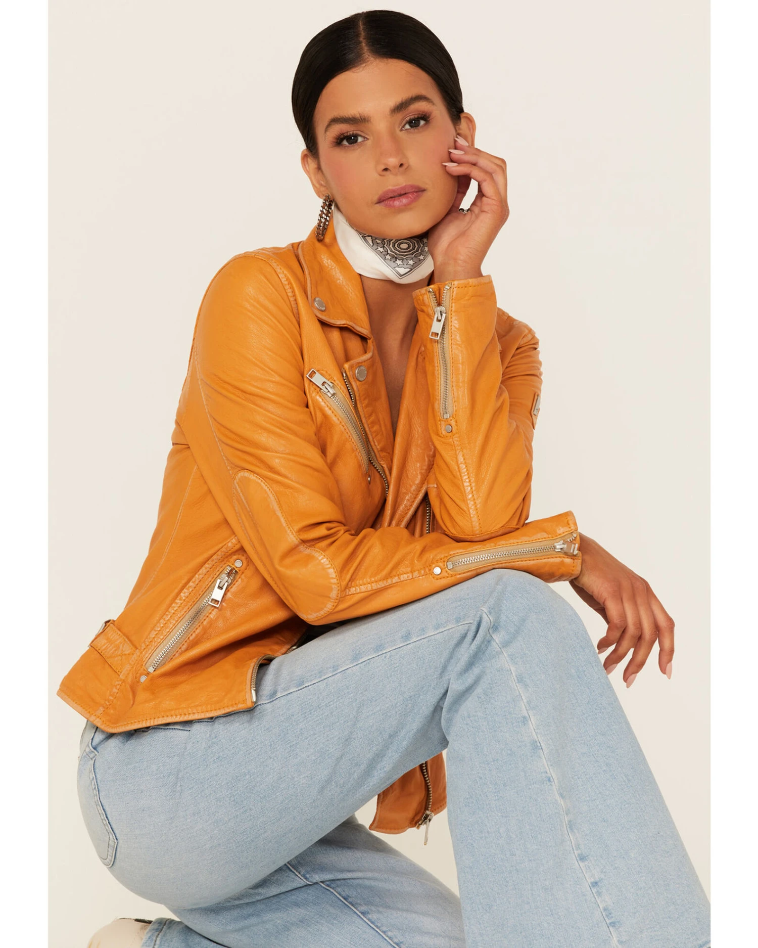 Mauritius Leather Women's Sofia Moto Leather Jacket 3 Mauritius Leather Women's Sofia Moto Leather Jacket