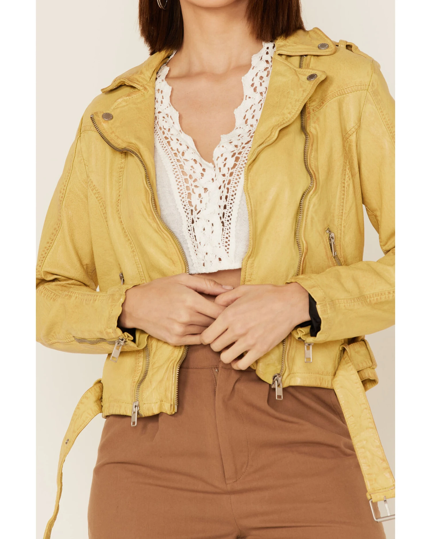 Mauritius Leather Women's Wild Moto Leather Jacket 4 Mauritius Leather Women's Wild Moto Leather Jacket - Image 2