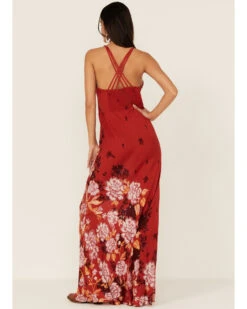 Free People Women's Get To You Floral Print Maxi Dress -Dan Post Store 2000371753 600 P4