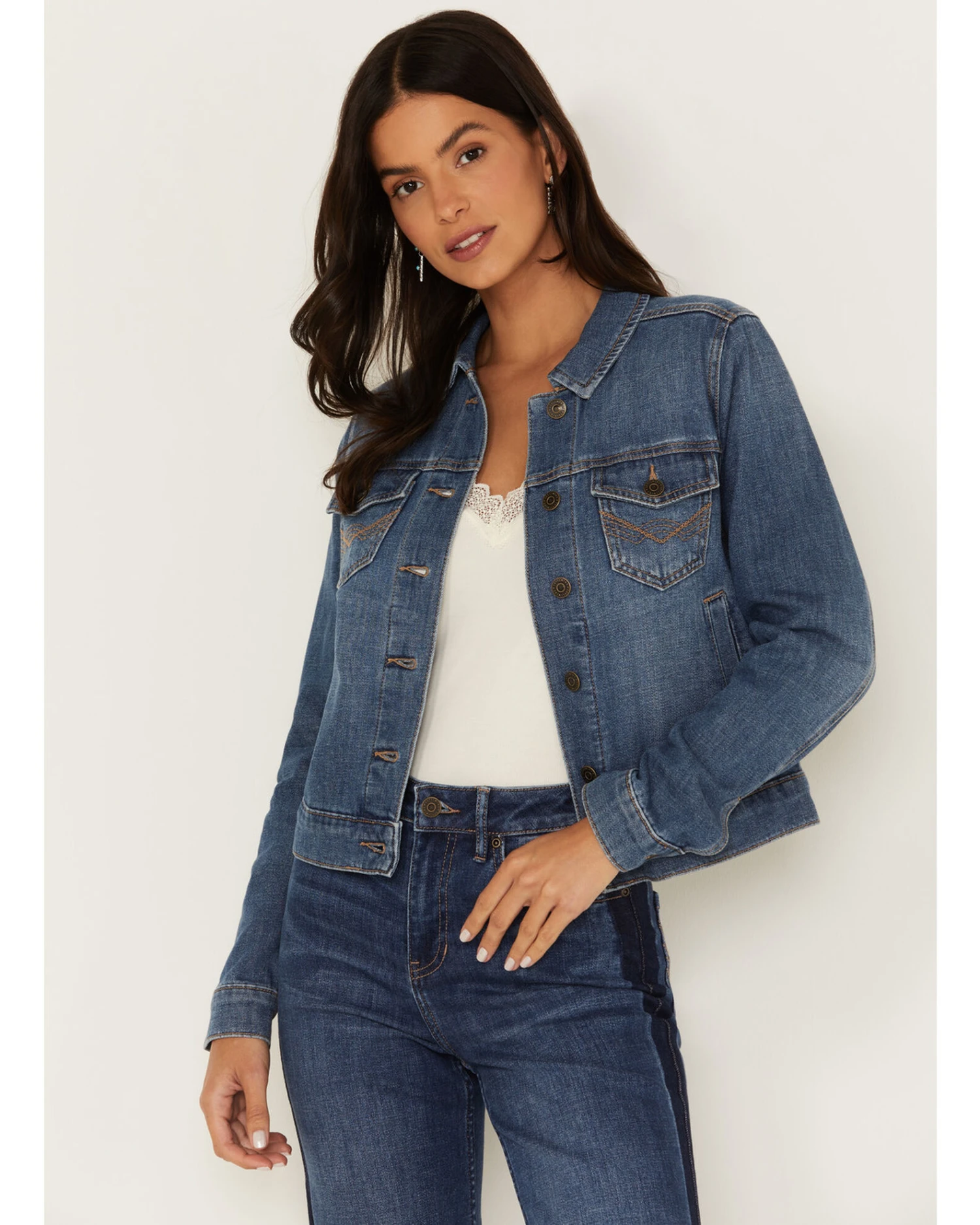 Idyllwind Women's Signature Classic Denim Jacket 4 Idyllwind Women's Signature Classic Denim Jacket - Image 2