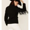 Any Old Iron Women's Beaded Fringe Blazer Jacket 2 Any Old Iron Women's Beaded Fringe Blazer Jacket -Dan Post Store 2000374265 001 P5