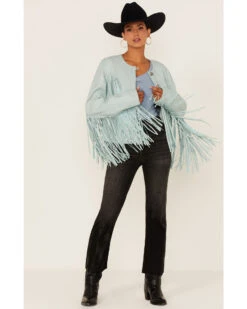 Double D Ranch Women's Sonora Fringe Leather Jacket -Dan Post Store 2000374578 440 P3