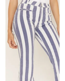 Free People Women's Firecracker Star & Stripe Flare Jeans